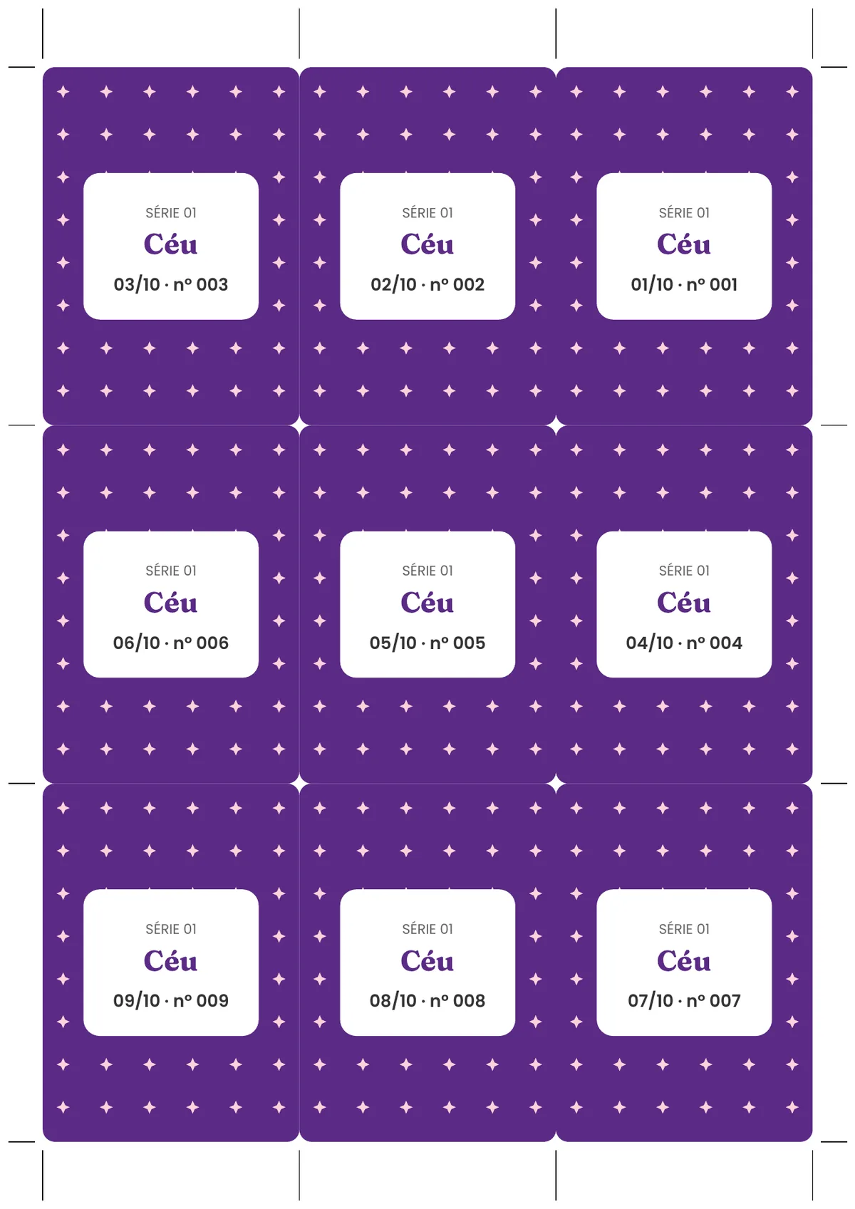 Página real do PDF Cards pra Colecionar: folha de verso